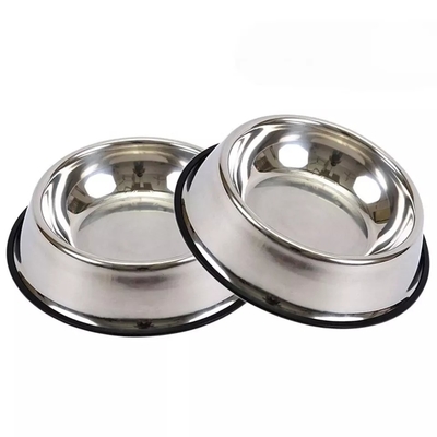 Non Slip Stainless Steel Pet Bowl For Food And Water Custom Logo