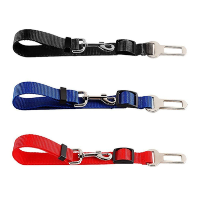 Multi Color Durable Adjustable Dog Seat Belts For Cars Dog Accessories Car Seat Belt
