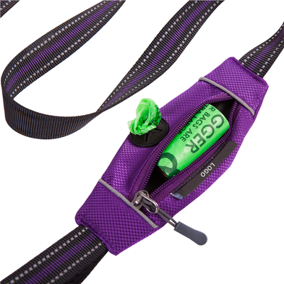 Dog Leash With Built In Waste Bag Dispenser Comfortable Durable Design