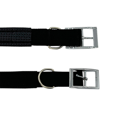 Adjustable Nylon Dog Collar With Metal Buckle Durable For All Dog Sizes