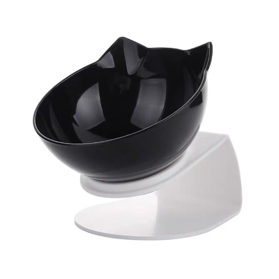 Non Slip Elevated Raised Cat Food And Water Feeding Bowl Cat Shaped Bowl