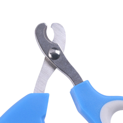 Cat Nail Clipper With Non Slip Handle Custom Color Stainless Steel Cat Trimmer