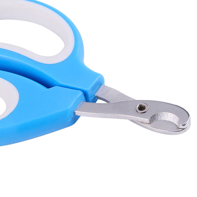 Cat Nail Clipper With Non Slip Handle Custom Color Stainless Steel Cat Trimmer
