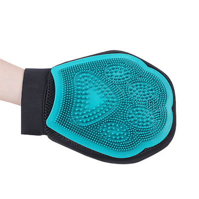 Pet Grooming Bath Glove Shower Double Sided Hair Remover Cleaning Gloves For Pets