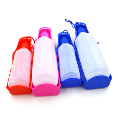250ml 500ml Portable Dog Water Bottle Feeder Bowl For Pet Outdoor Travel Drinking