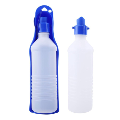 250ml 500ml Portable Dog Water Bottle Feeder Bowl For Pet Outdoor Travel Drinking