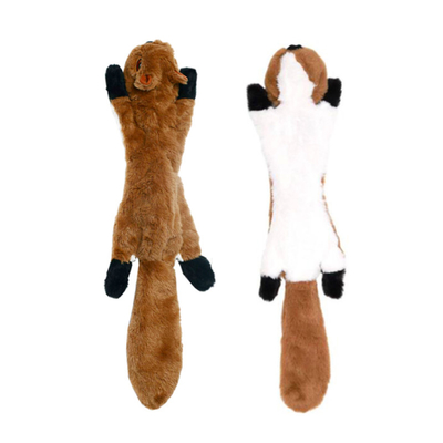 No Stuffing Plush Dogs Chew Toy Durable Squeaky Dog Toys Puppy Chewing Toy