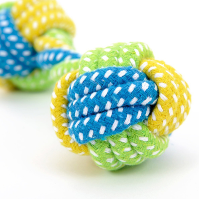 Durable Cotton Rope Toy For Dog Chew Indestructible Puppy Teething Rope Toy Set