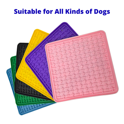 Dishwasher Safe Silicone Collapsible Lick Mat Dog With Suction Cups