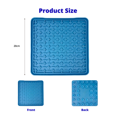 Dishwasher Safe Silicone Collapsible Lick Mat Dog With Suction Cups