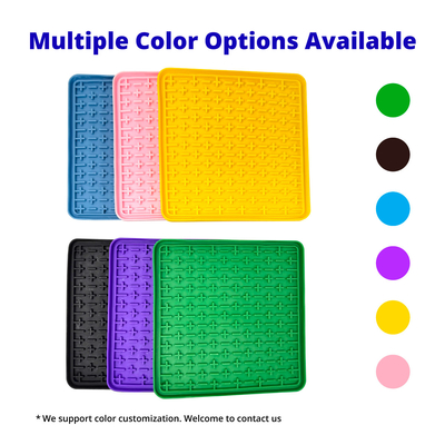Dishwasher Safe Silicone Collapsible Lick Mat Dog With Suction Cups