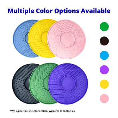 Non Toxic Collapsible Pet Lick Mat With Suction Base Dishwasher Friendly Design