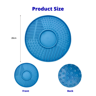 Non Toxic Collapsible Pet Lick Mat With Suction Base Dishwasher Friendly Design