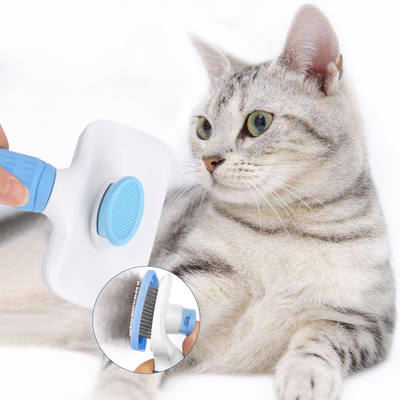 Self Cleaning Pet Brush Hair Remover Pet Hair Removal Shedding Slicker Brush Comb