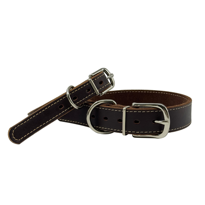 Premium Genuine Leather Dog Collar Durable Stylish Comfortable Fit