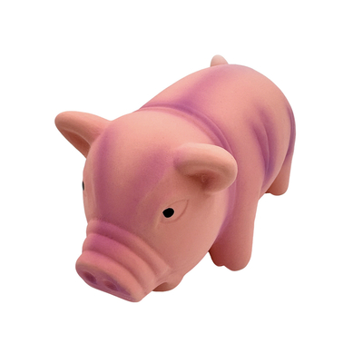 Cute Latex Pig Shape Dog Toy Durable Pet Toy For Chewing And Interactive Play