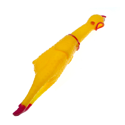 Screaming Chicken Bite Resistant Squeaky Pet Rubber Dog Toy