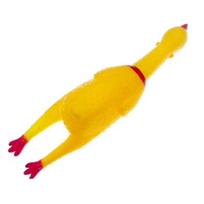 Screaming Chicken Bite Resistant Squeaky Pet Rubber Dog Toy