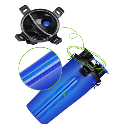 Portable Dog Travel Water Bottle With Food Container And Detachable Silicone Bowl