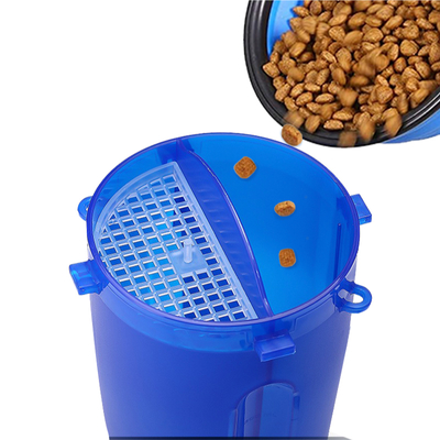 Portable Dog Travel Water Bottle With Food Container And Detachable Silicone Bowl