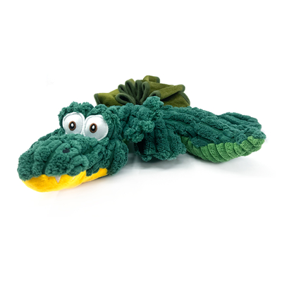 Large Crocodile Plush Squeaky Dog Toy – Tough Chew, Tug Of War & Interactive Play