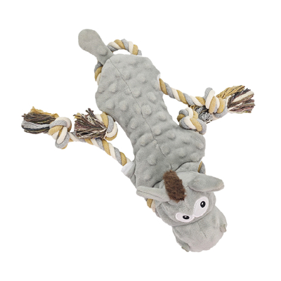 Interactive Donkey Plush Dog Toy – Squeaky Tug Of War Chew Toy For Puppies & Dogs