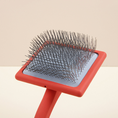 Pet Dematting Slicker Brush Detangles Pet Grooming Brush Reduces Shedding Improves Coat