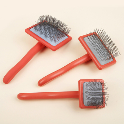 Pet Dematting Slicker Brush Detangles Pet Grooming Brush Reduces Shedding Improves Coat