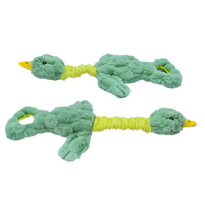 Large Plush Duck Squeaky Dog Toy Interactive Tug For All Pets
