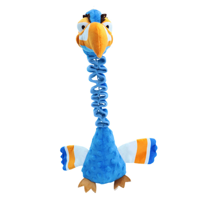 Squeaky Plush Dog Toy With Crinkle Cute Animal Design For Small To Large Dogs