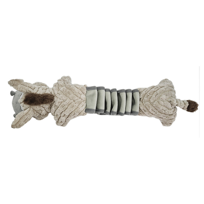 Plush Donkey Dog Toy Squeaky Interactive Chew Tug Toy For Small Medium And Large Dogs