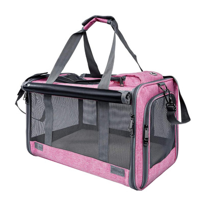 Premium Soft-Sided Pet Carrier For Large Medium Cats And Dogs Travel Safe Secure