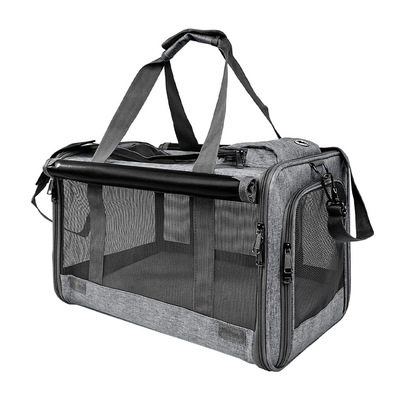 Premium Soft-Sided Pet Carrier For Large Medium Cats And Dogs Travel Safe Secure