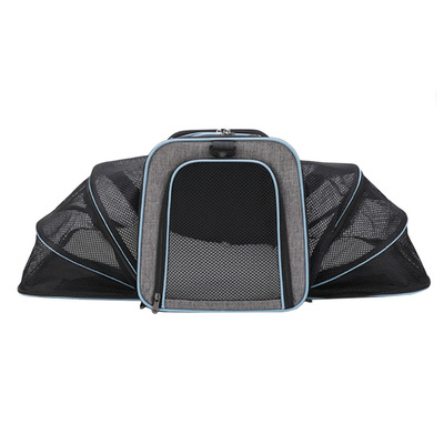 Pet Carrier Large Airline Approved, Expandable Cat Carrier Bag For Vet Visits And Traveling