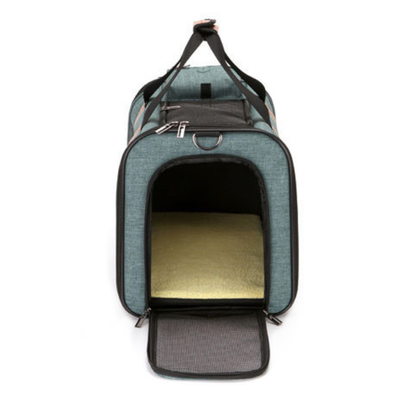 Pet Carrier Travel Bag For Small Dogs Cats Soft Sided Removable Pad Collapsible Comfortable