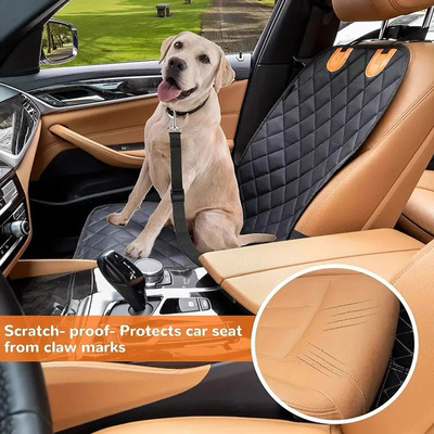 Pet Front Seat Cover For Dogs Car Durable Waterproof Heavy Duty Scratching Proof Seat Covers
