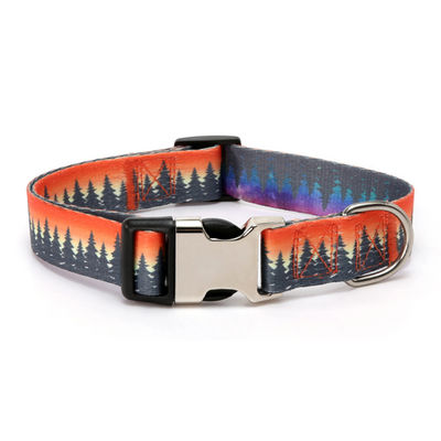 Durable Polyester Pet Collar Adjustable Comfortable Stylish For Dogs