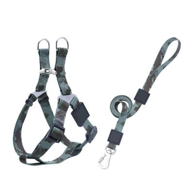 Durable Nylon Pet Harness And Leash Set Adjustable Safe Comfortable For Dogs