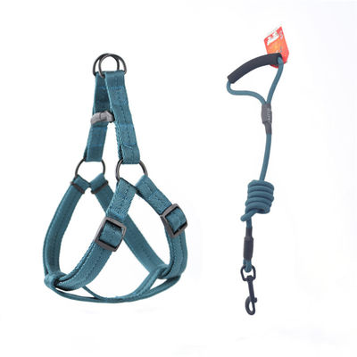 Durable Nylon Pet Harness And Leash Set Adjustable Comfortable For Dogs Cats