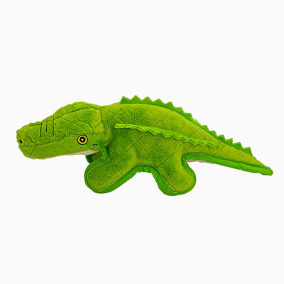 Green Crocodile Squeaky Pet Plush Toy Dog Soft Chew Interactive Training Toy