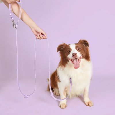 Pet PVC Running Leash Waterproof Durable Comfortable Adjustable 2-Dog Lead 