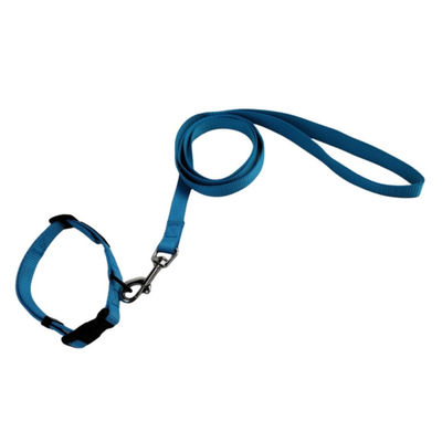 Pet Nylon Collar Leash Set Durable Adjustable Lightweight For Small Medium Dogs