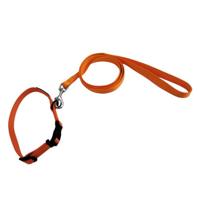 Pet Nylon Collar Leash Set Durable Adjustable Lightweight For Small Medium Dogs