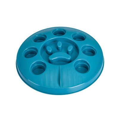 Round Pet Slow Feeder Puzzle Bowl Interactive Toy For Healthy Eating