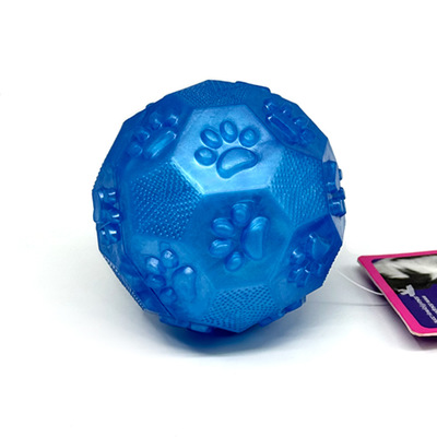 Pet TPR Toy Chew Resistant Squeaky Toy Ball Interactive Molar Tool For Dogs