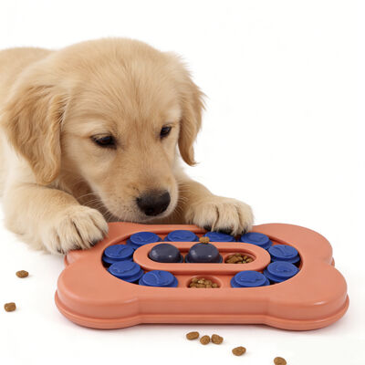 Dog Training Toy Puzzle Foraging Plate Interactive Toys For IQ Training Toy