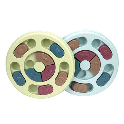 Dog IQ Training Toy Puzzle Plate Interactive Toys For Small Medium Large Slow Feeder Toy