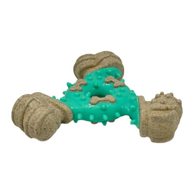 Durable Dog Chew Toy For Teeth Cleaning Bite-Resistant Nylon Dental Stick Healthy Chewing And Play