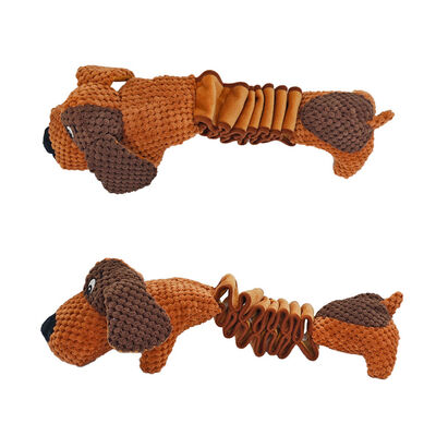 Dog Plush Toys For Large Dogs With Squeaky And Crinkle Paper Interactive Pull Chew Toys