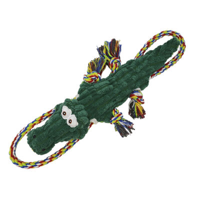 Plush Crocodile Dog Toy Soft Durable Chew Toy For Dogs Interactive Playtime Companion